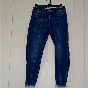 KanCan Dark Blue Ankle Jeans